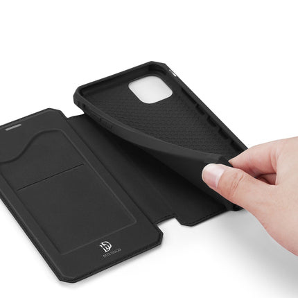 iPhone 11 Pro DUX DUCIS Skin X Series PU + TPU Horizontal Flip Leather Case with Holder & Card Slots(Black)-garmade.com