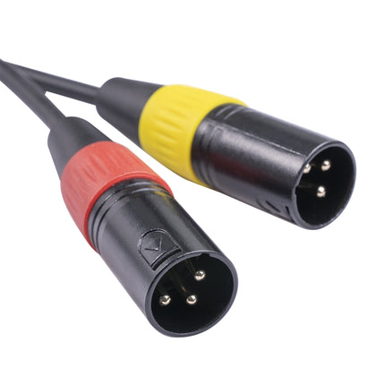 TC194BUXK108YR-30 3.5mm Male to Dual Canon Male Audio Cable, Length: 3m-garmade.com
