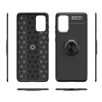 For Galaxy S20+ Lenuo Shockproof TPU Case with Invisible Holder(Black)-garmade.com