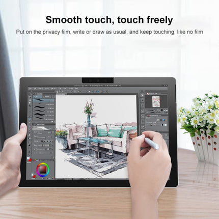 Laptop Frame Glue Anti-peeping Film For MicroSoft Surface Pro 4 / 5 / 6 / 7+-garmade.com