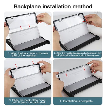 For MicroSoft Surface Pro 4 / 5 / 6 / 7 / 7+ Acrylic Transparent Hand Strap Laptop Case-garmade.com