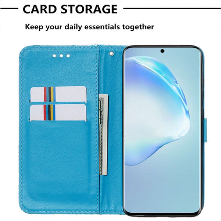 For Galaxy S20+ Colored Drawing Pattern Plain Weave Horizontal Flip Leather Case with Holder & Card Slot & Wallet&Lanyard(Undersea Mandala)-garmade.com