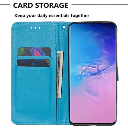 For Galaxy S20 Ultra Colored Drawing Pattern Plain Weave Horizontal Flip Leather Case with Holder & Card Slot & Wallet&Lanyard(Waves and Sun)-garmade.com