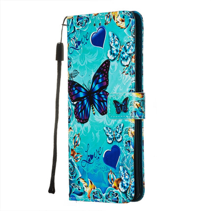 For Galaxy S20 Ultra Colored Drawing Pattern Plain Weave Horizontal Flip Leather Case with Holder & Card Slot & Wallet&Lanyard(Caring Butterfly)-garmade.com