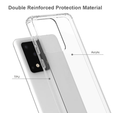 For Galaxy S20 Ultra Scratchproof TPU + Acrylic Protective Case(Transparent)-garmade.com