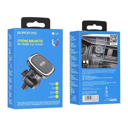 Borofone BH67 Car Air Outlet Magnetic Phone Holder(Black)-garmade.com