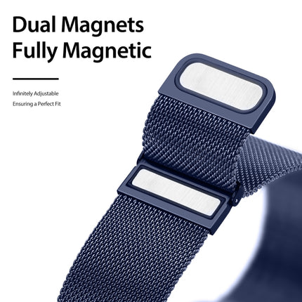 DUX DUCIS Milanese Watchband For Apple Watch Series 7 41mm / 6&SE&5&4 40mm / 3&2&1 38mm(Blue)-garmade.com