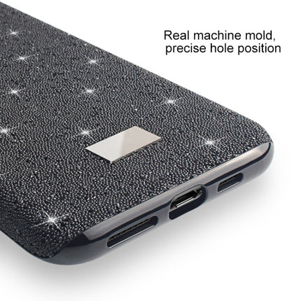 For iPhone 11 Pro Max Mutural TPU + PC + Diamond Cloth Protective Case(Grey)-garmade.com