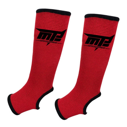 MTB SJ-006 Freestyle Grappling Thai Boxing Fighting Training Sport Anti-sprain Anti-slip Ankle Protector Protective Gear Support Guards, Size:S(Red)-garmade.com