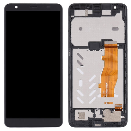 OEM LCD Screen For ZTE Blade A5 2019 Digitizer Full Assembly with Frame（Black)-garmade.com