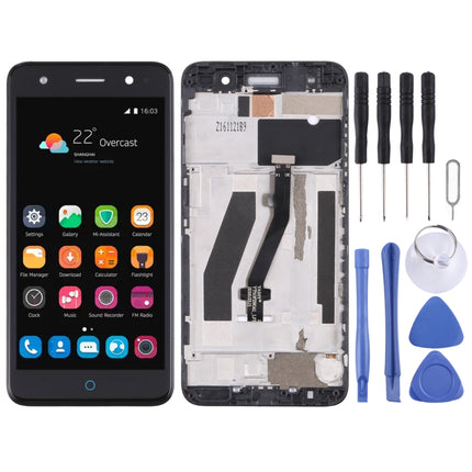 OEM LCD Screen For ZTE Blade V7 Lite/V6 Plus Digitizer Full Assembly with Frame（Black)-garmade.com