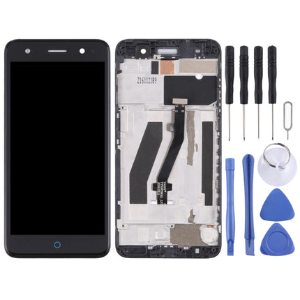 OEM LCD Screen For ZTE Blade V7 Lite/V6 Plus Digitizer Full Assembly with Frame（Black)-garmade.com