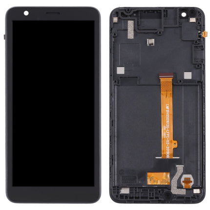 OEM LCD Screen For ZTE Blade L8/A3 2019 Digitizer Full Assembly with Frame（Black)-garmade.com