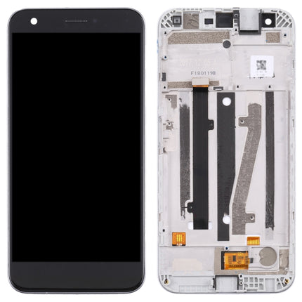 OEM LCD Screen For ZTE Blade A512/Z10 Digitizer Full Assembly with Frame（Black)-garmade.com