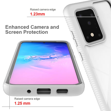For Galaxy S20+ Two-layer Design Shockproof PC + TPU Protective Case(Red)-garmade.com