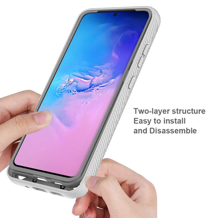 For Galaxy S20 Ultra Two-layer Design Shockproof PC + TPU Protective Case(White)-garmade.com