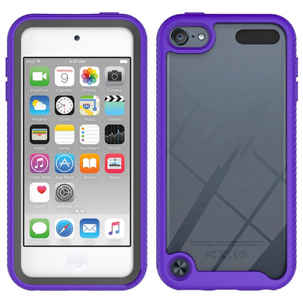 For iPod Touch 5 / 6 / 7 Two-layer Design Shockproof PC + TPU Protective Case(Purple)-garmade.com