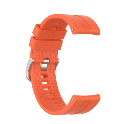 For Huawei GT Silicone Wristband Strap(Orange)-garmade.com