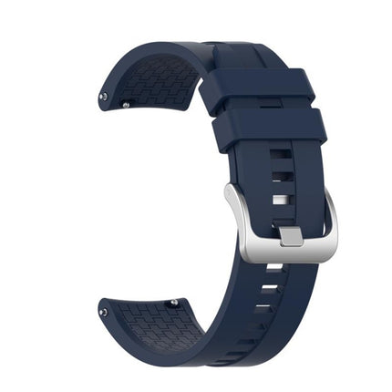 For Huawei GT Silicone Wristband Strap(Navy Blue)-garmade.com