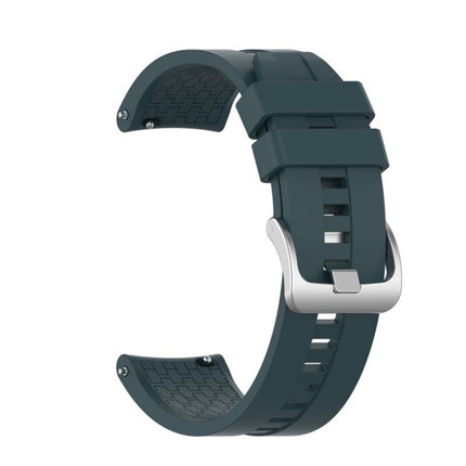 For Huawei GT Silicone Wristband Strap(Cyan)-garmade.com