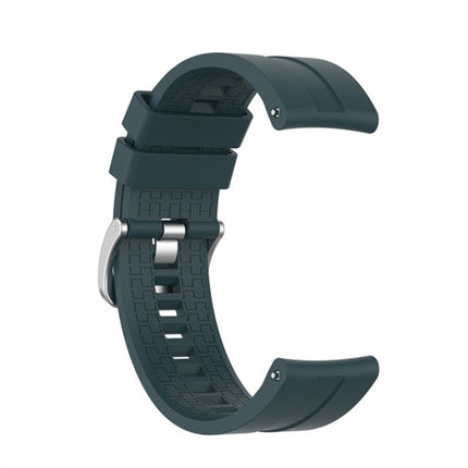 For Huawei GT Silicone Wristband Strap(Cyan)-garmade.com