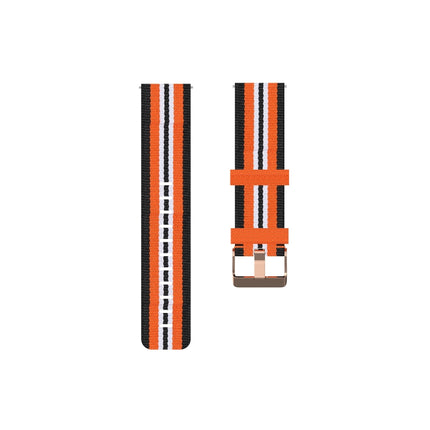 For Huawei B5 Nylon Strap(Black Orange)-garmade.com