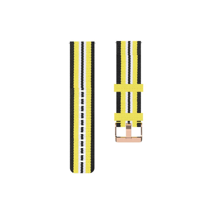For Huawei B5 Nylon Strap(Black Yellow)-garmade.com
