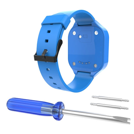 For Huawei Honor K2 Children's Smart Watch Silicone Strap(Blue)-garmade.com