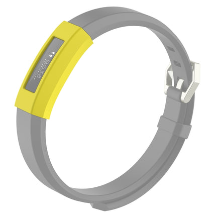 For Fitbit Alta / Alta HR / ACE Full Coverage Silicone Watch Case(Yellow)-garmade.com