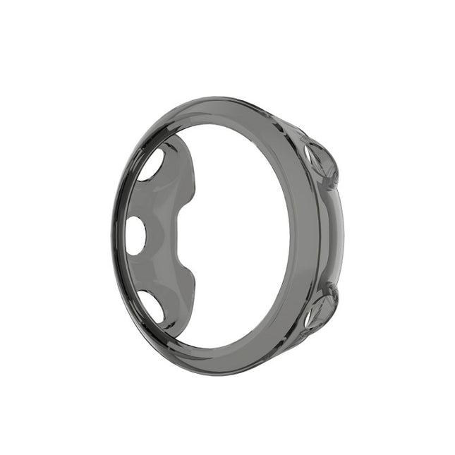 For Garmin Swim 2 TPU Protective Case(Transparent Black)-garmade.com