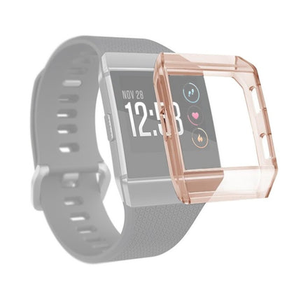 For Fitbit Ionic Full Coverage TPU Watch Case(Transparent Orange)-garmade.com