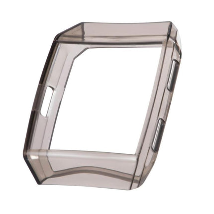 For Fitbit Ionic Full Coverage TPU Watch Case(Transparent Black)-garmade.com