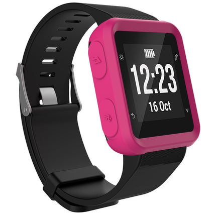 For Garmin Forerunner 35 Silicone Protective Case(Rose Red)-garmade.com