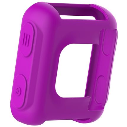 For Garmin Forerunner 35 Silicone Protective Case(Purple)-garmade.com