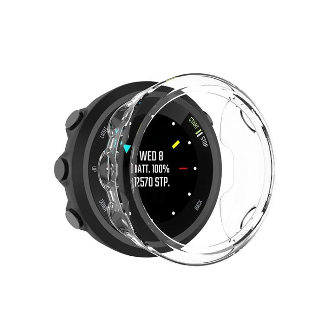 For Garmin Forerunner 45 TPU Protective Shell(Transparent White)-garmade.com