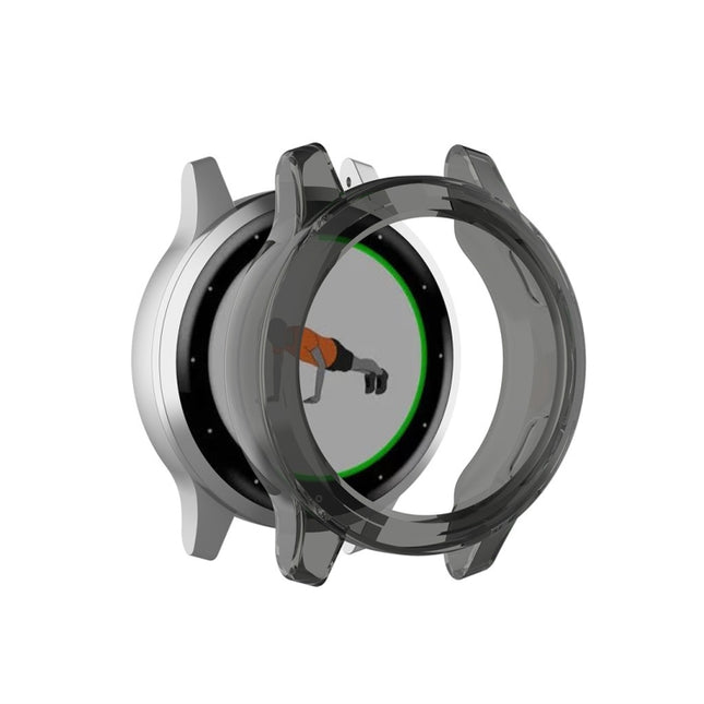 For Garmin Vivoactive 4 TPU Protective Shell(Transparent Black)-garmade.com