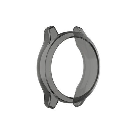 For Garmin Vivomove Luxe & Style TPU Protective Shell(Transparent Black)-garmade.com