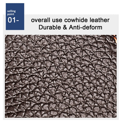 6076 Casual Genuine Leather Crossbody Chest Bag For Men and Women(Coffee)-garmade.com