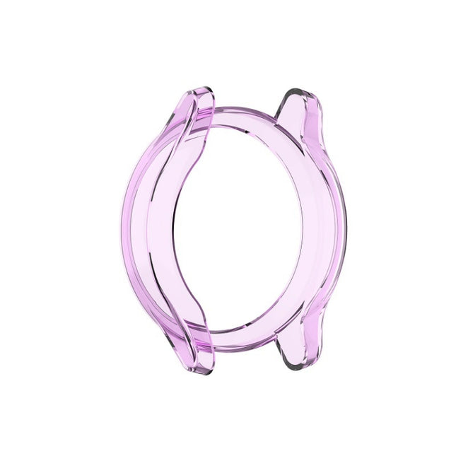 For Garmin Vivomove 3 TPU Protective Shell(Transparent Purple)-garmade.com