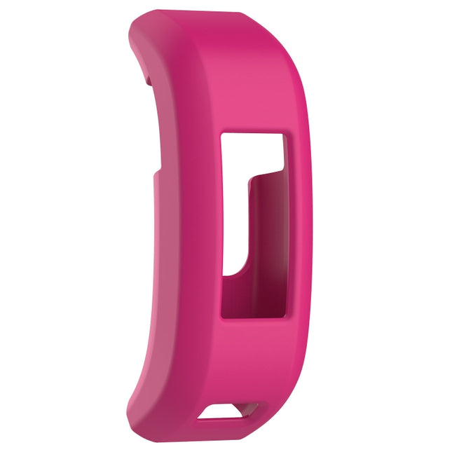 For Garmin Vivosmart HR Silicone Protective Case(Rose Red)-garmade.com