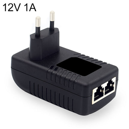 12V 1A Router AP Wireless POE / LAD Power Adapter(EU Plug)-garmade.com