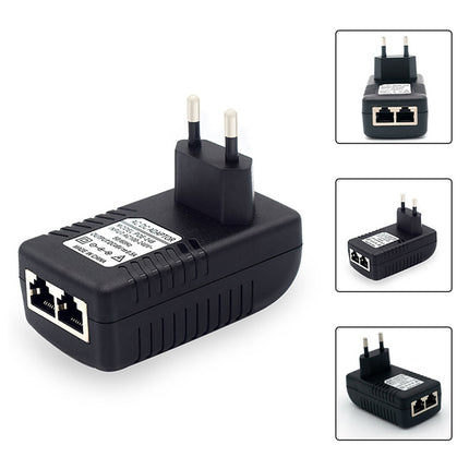 12V 1A Router AP Wireless POE / LAD Power Adapter(EU Plug)-garmade.com