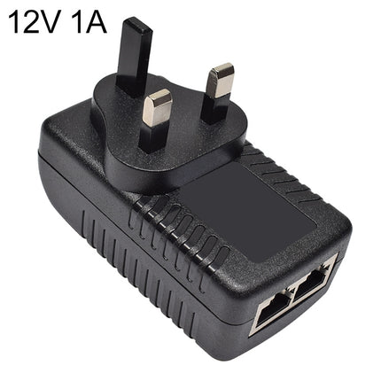 12V 1A Router AP Wireless POE / LAD Power Adapter(UK Plug)-garmade.com