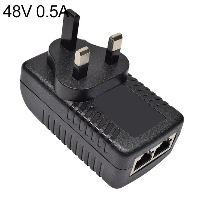 48V 0.5A Router AP Wireless POE / LAD Power Adapter(UK Plug)-garmade.com