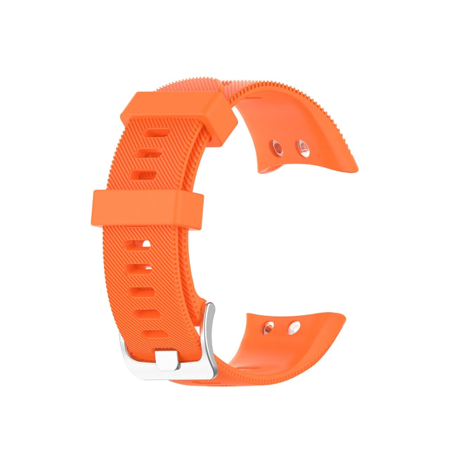For Garmin Forerunner 45 & 45S Silicone Strap(Orange)-garmade.com