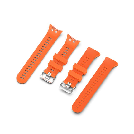 For Garmin Forerunner 45 & 45S Silicone Strap(Orange)-garmade.com
