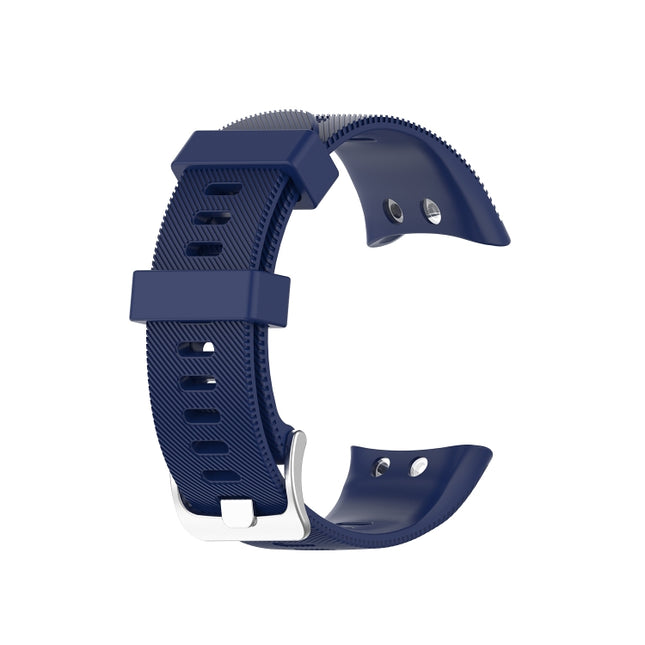For Garmin Forerunner 45 & 45S Silicone Strap(Navy blue)-garmade.com