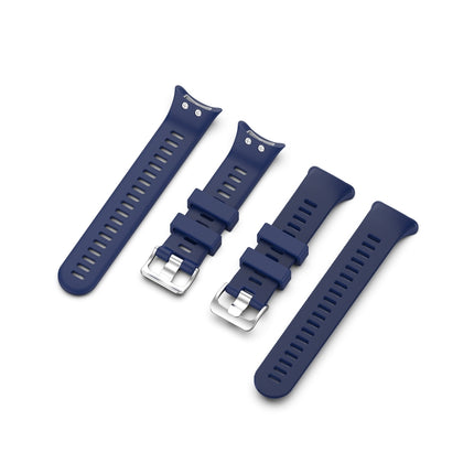 For Garmin Forerunner 45 & 45S Silicone Strap(Navy blue)-garmade.com