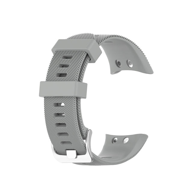 For Garmin Forerunner 45 & 45S Silicone Strap(Grey)-garmade.com