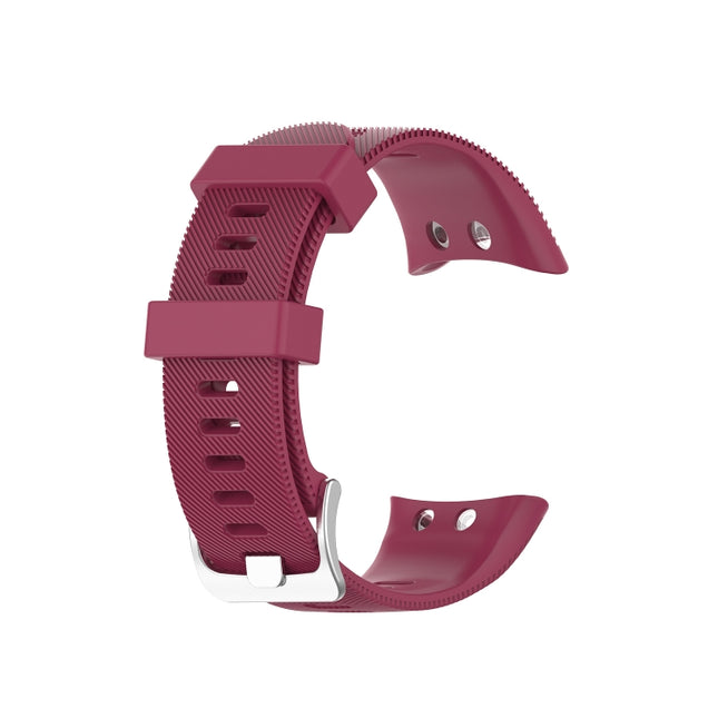 For Garmin Forerunner 45 & 45S Silicone Strap(Purple)-garmade.com